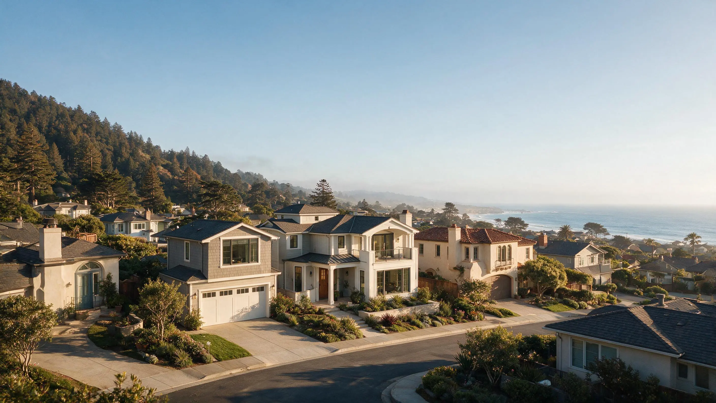 July 2026 Santa Cruz County housing market infographic with prices, inventory, sales and days on market.